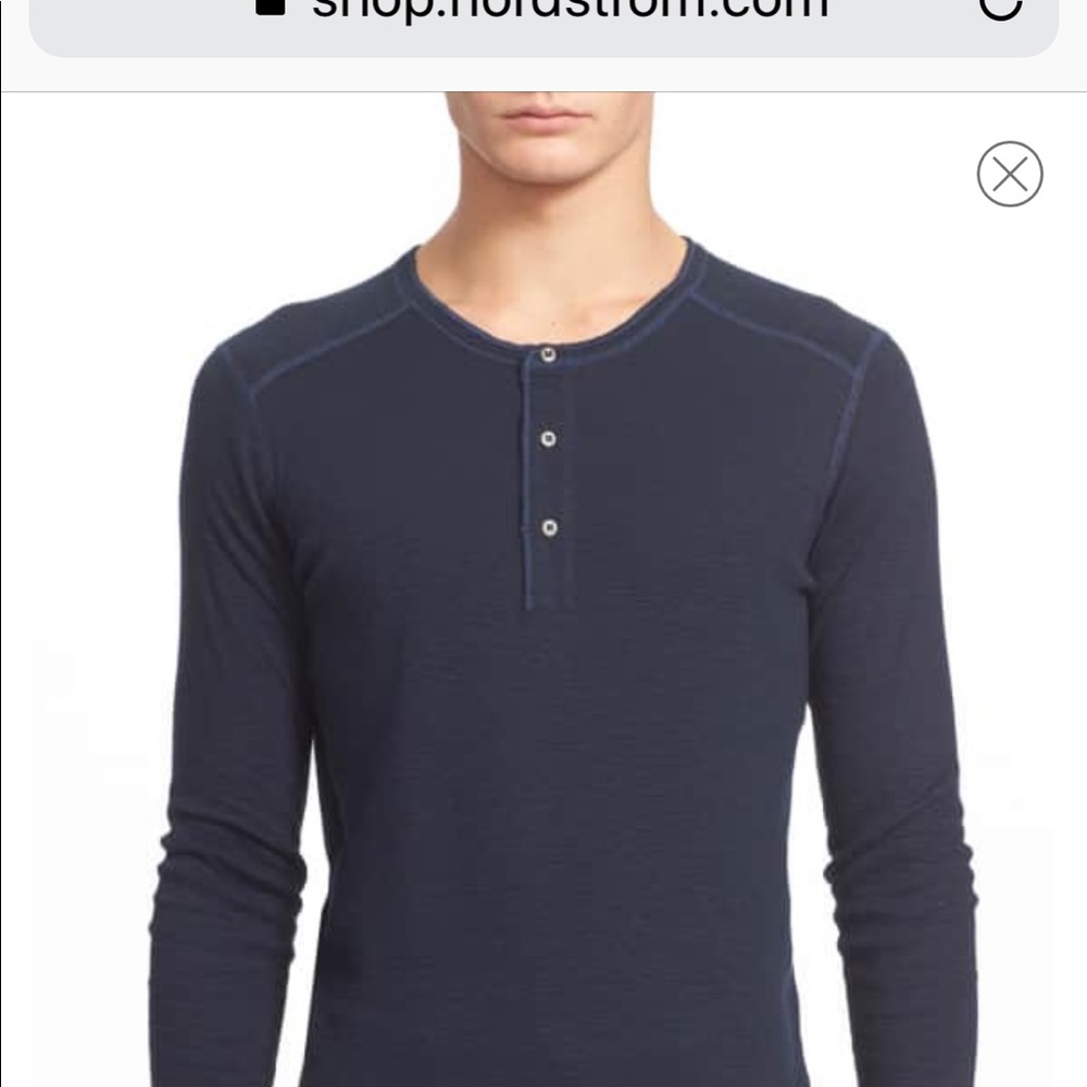 Wings and Horns Base Long Sleeve Henley